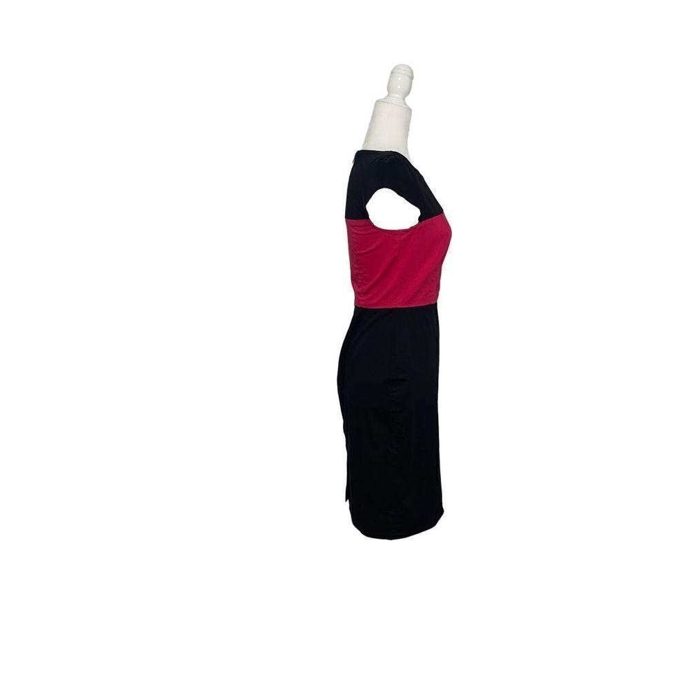 French Connection Fuchsia And Black Color Block F… - image 5